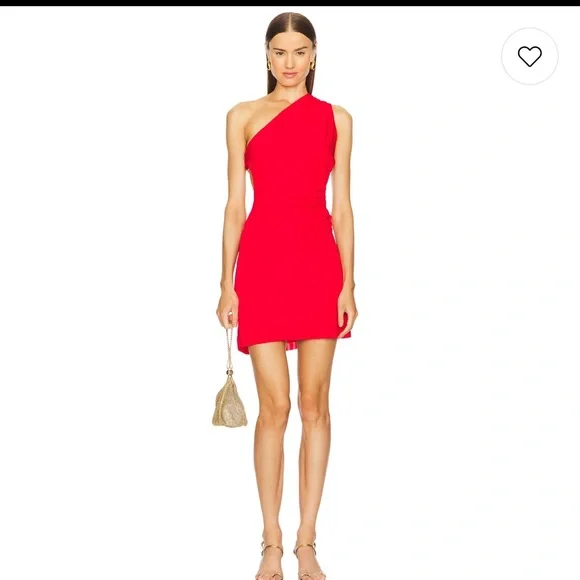 Cult Gaia Vibrant Red Chain Backless Dress - Picture 2 of 6